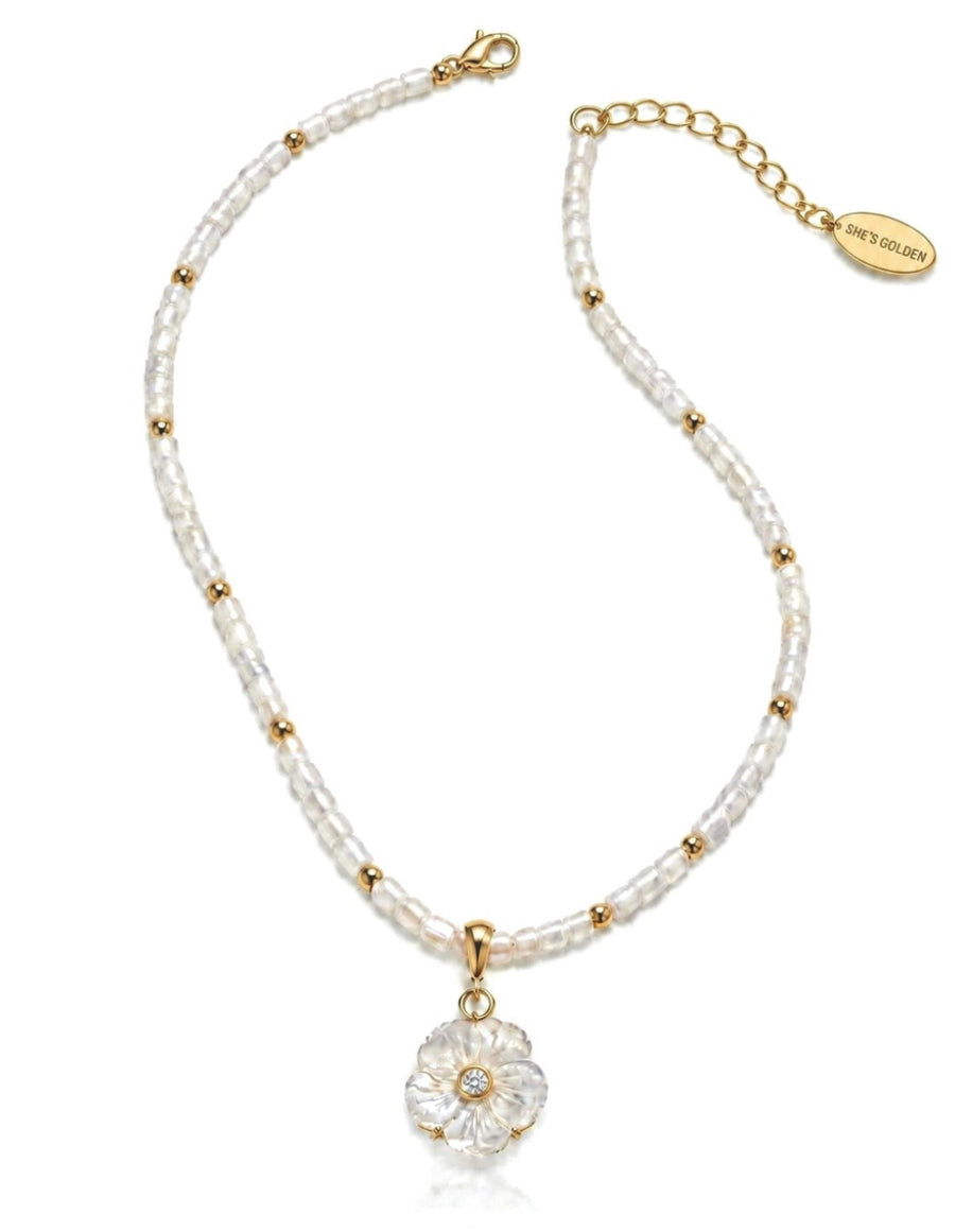 Petals of Pearl Necklace