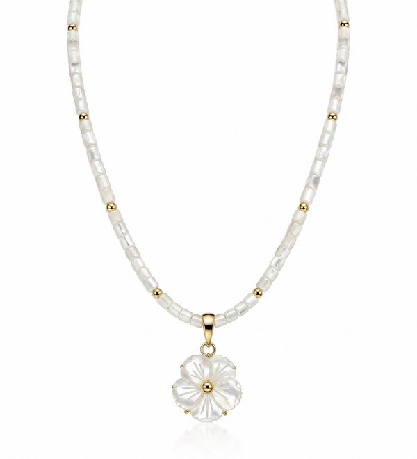 Petals of Pearl Necklace