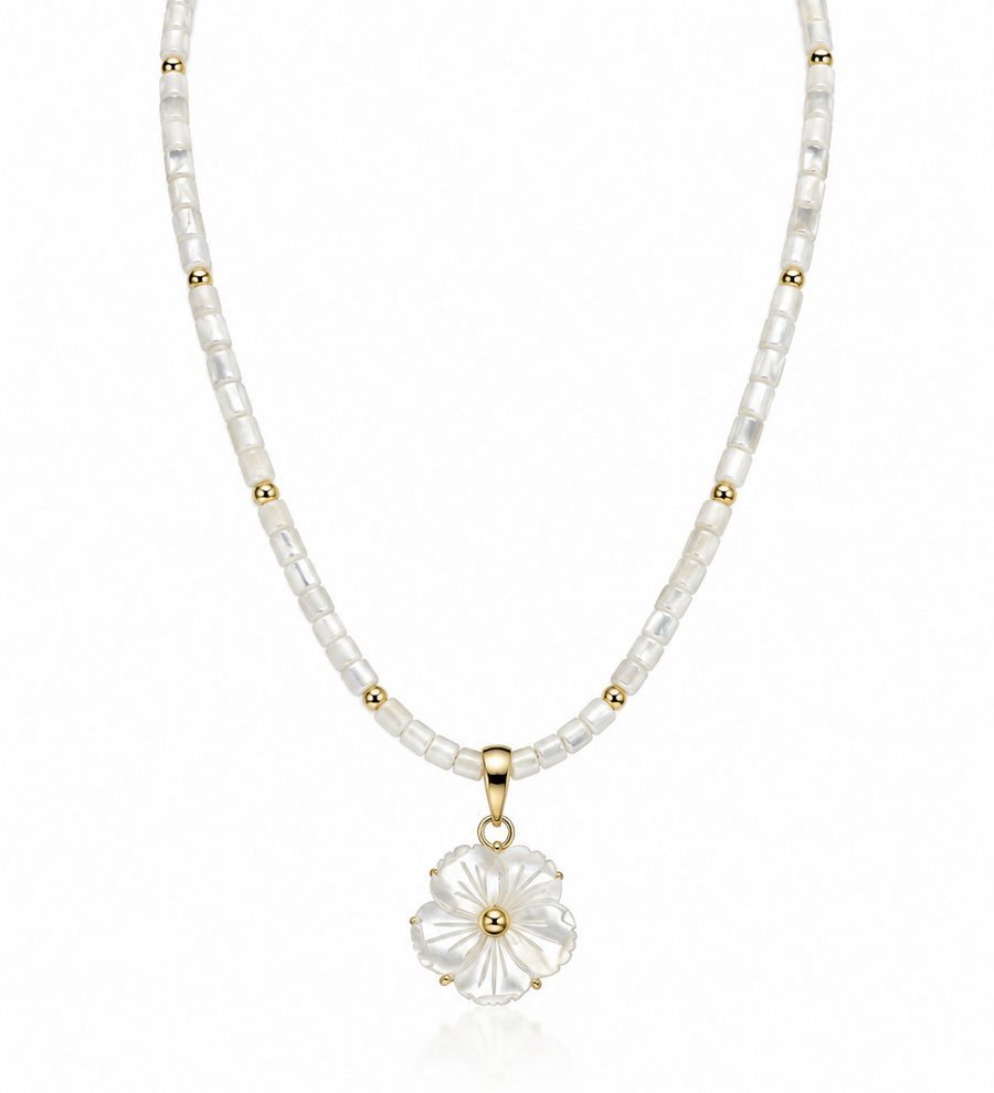 Petals of Pearl Necklace