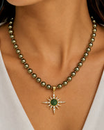 Evergreen Star Pearl Necklace