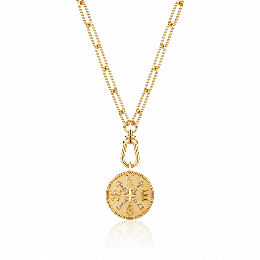 True North Compass Necklace
