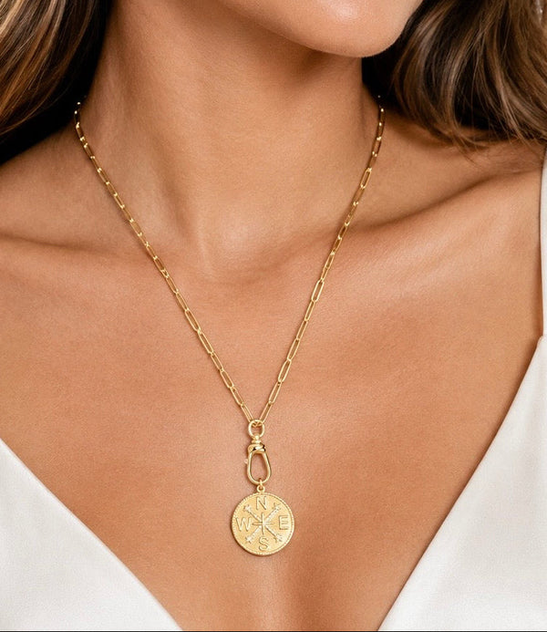 True North Compass Necklace