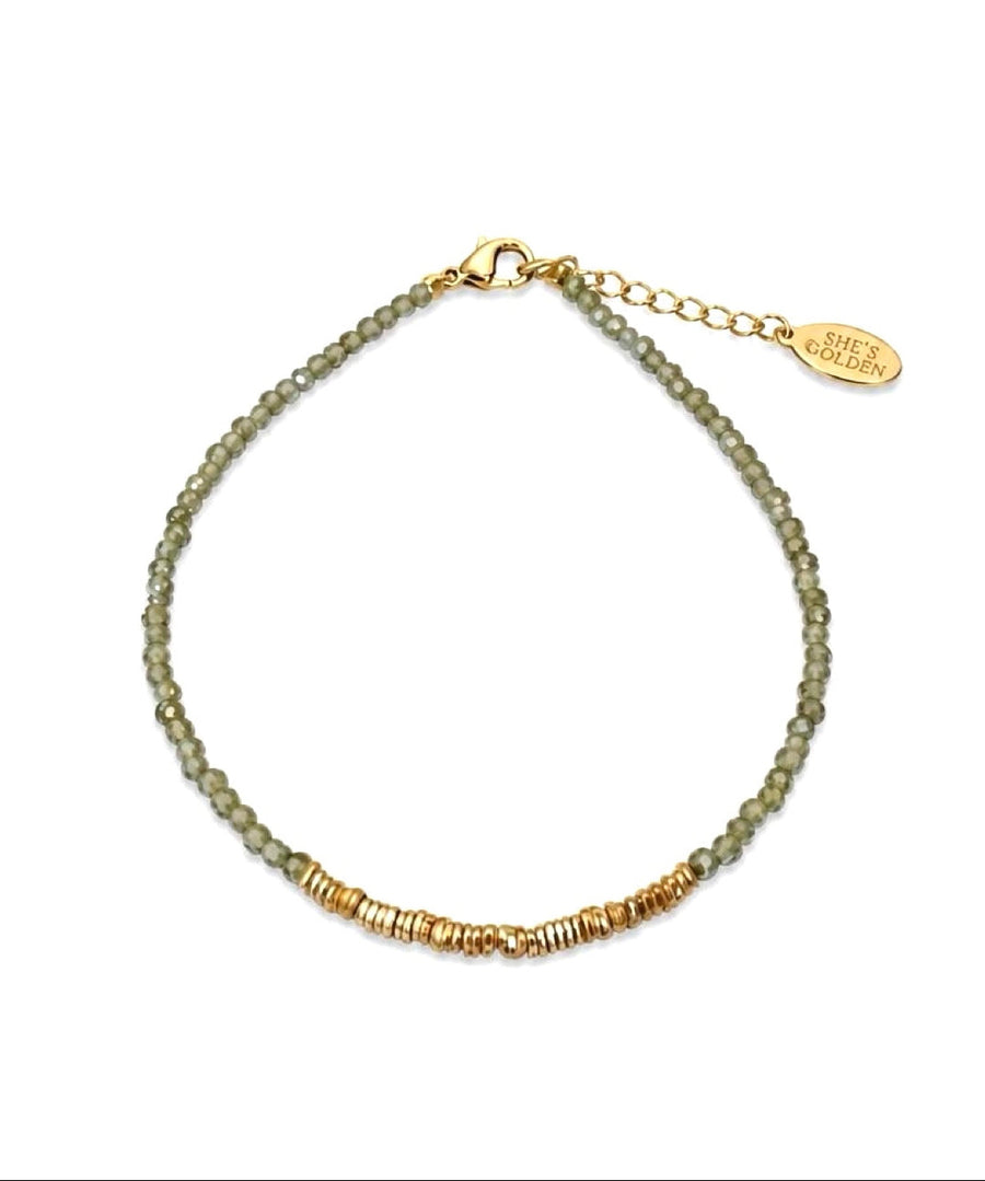 Olive Grove - Harmony Beaded Anklet