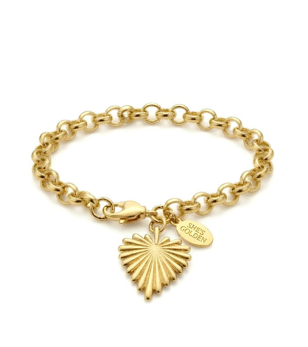 Sunbeam Heart Bracelet